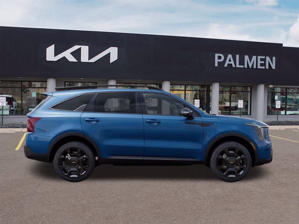 2026 Mineral Blue Kia Sorento Hybrid X-Line SX Prestige AWD SUV
