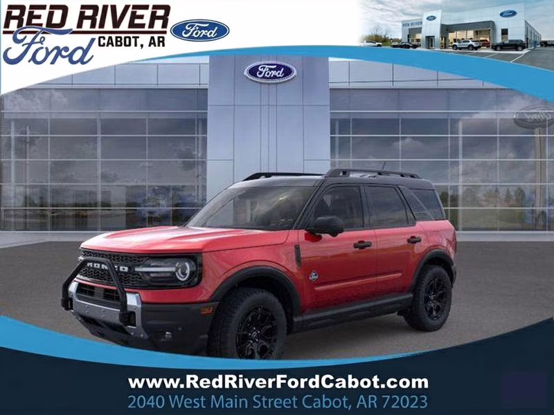 2026 Ruby Red Metallic Tinted Clearcoat Ford Bronco Sport Outer Banks 4X4 SUV