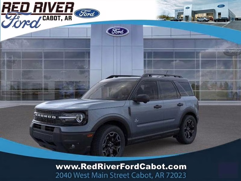 2026 Azure Gray Metallic Tri-Coat Ford Bronco Sport Outer Banks 4X4 SUV