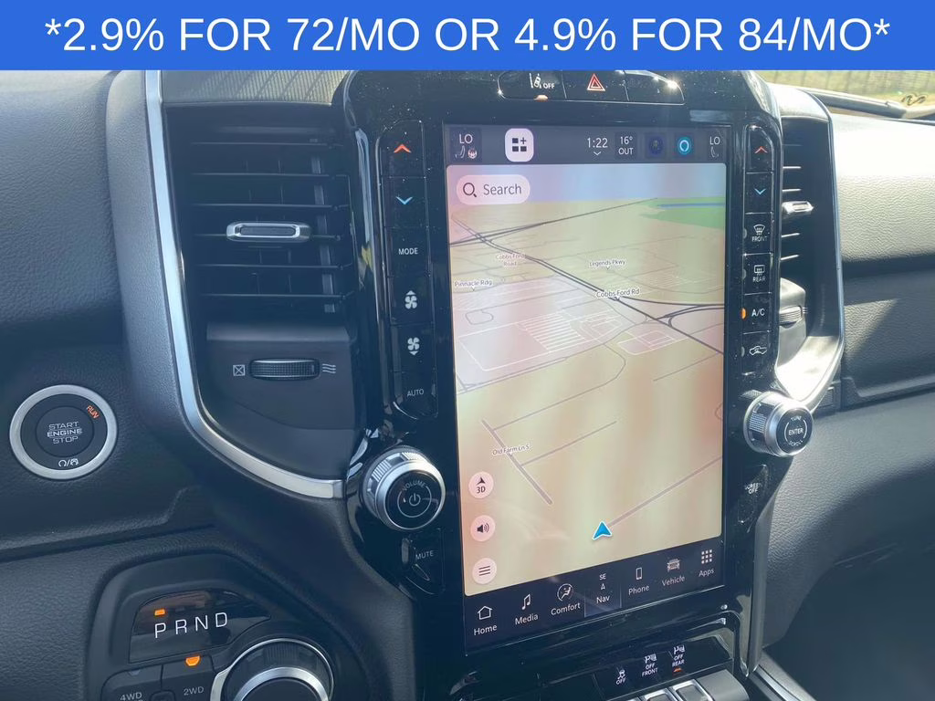 2026 Diamond Black Crystal Pearlcoat Ram 1500 Big Horn/Lone Star 4X4 Truck