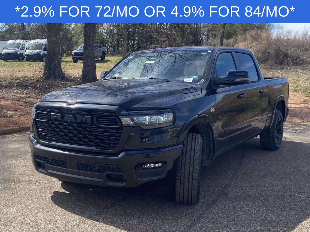 2026 Diamond Black Crystal Pearlcoat Ram 1500 Big Horn/Lone Star 4X4 Truck