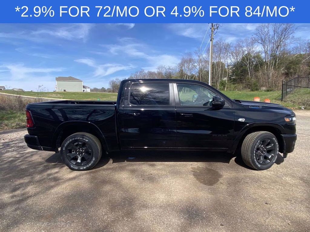 2026 Diamond Black Crystal Pearlcoat Ram 1500 Big Horn/Lone Star 4X4 Truck