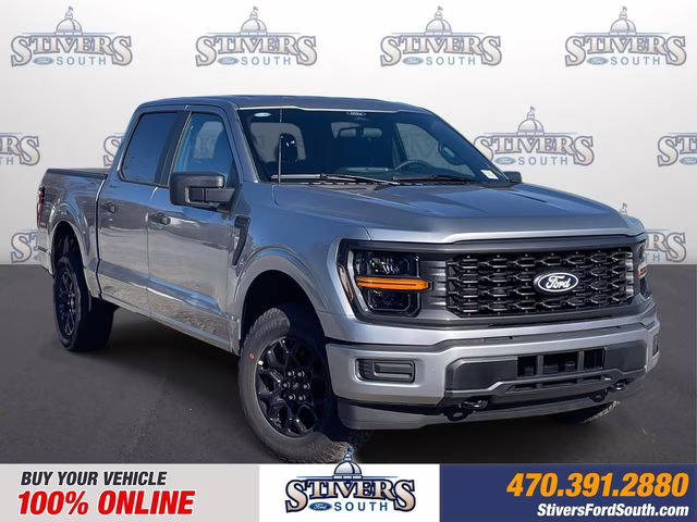 2026 Silver Metallic Ford F-150 STX 4X4 Truck
