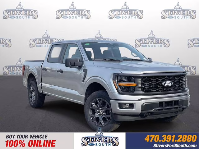 2026 Silver Metallic Ford F-150 STX 4X4 Truck