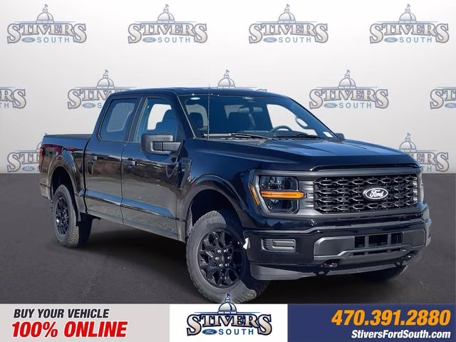 2026 Black Metallic Ford F-150 STX 4X4 Truck