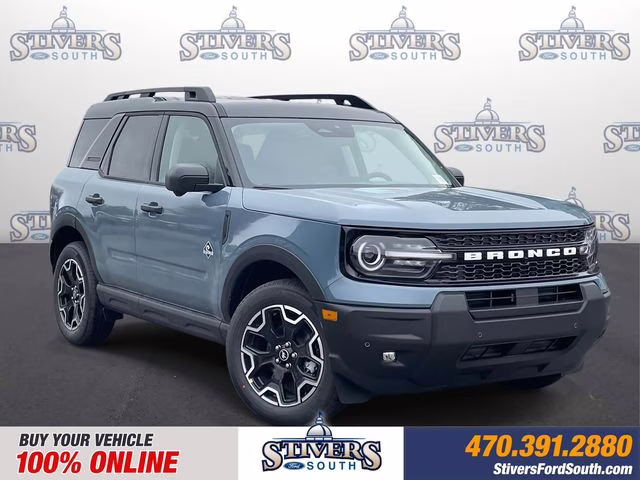 2026 Azure Gray Metallic Ford Bronco Sport Outer Banks 4X4 SUV