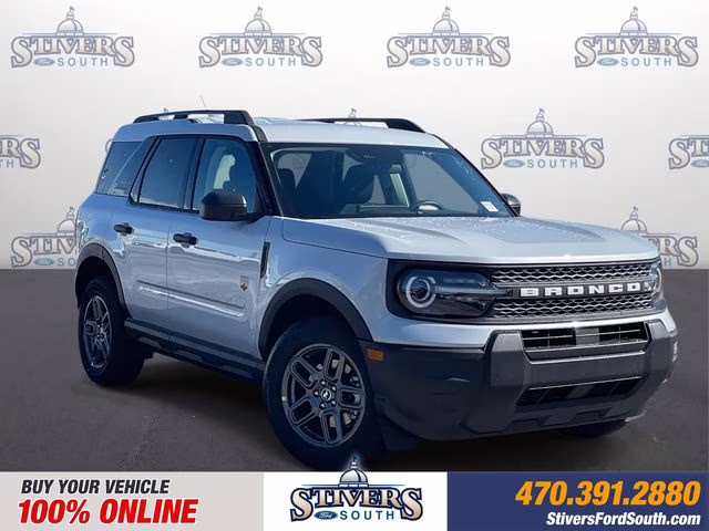 2026 White Metallic Ford Bronco Sport Big Bend 4X4 SUV