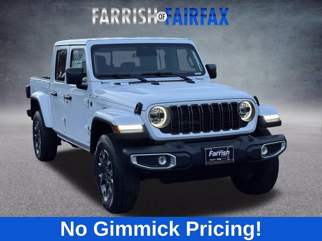 2026 Bright White Clearcoat Jeep Gladiator Sahara 4X4 Truck