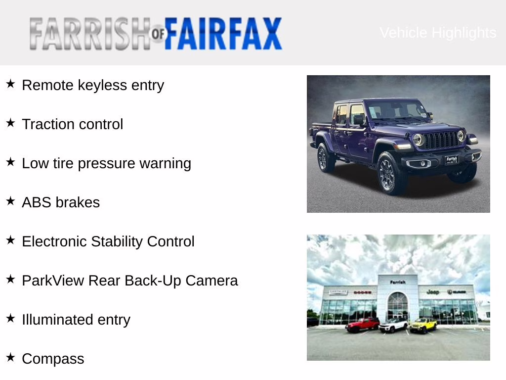 2026 Reign Jeep Gladiator Sahara 4X4 Truck