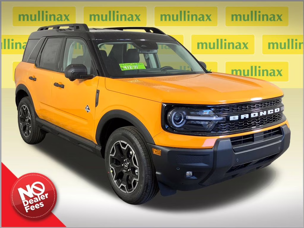 2026 Orange Fury Metallic Tri-Coat Ford Bronco Sport Outer Banks 4X4 SUV
