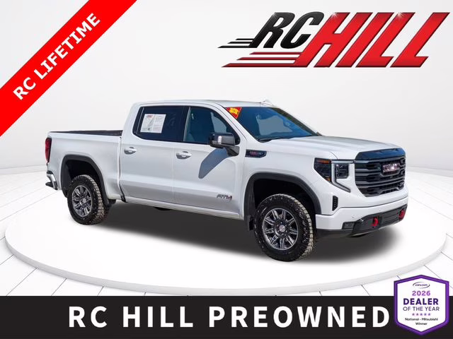 2025 Summit White GMC Sierra 1500 AT4 4X4 Truck
