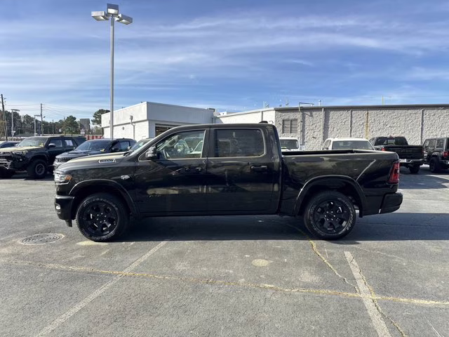 2026 Diamond Black Crystal Pearlcoat Ram 1500 Big Horn 4X4 Truck