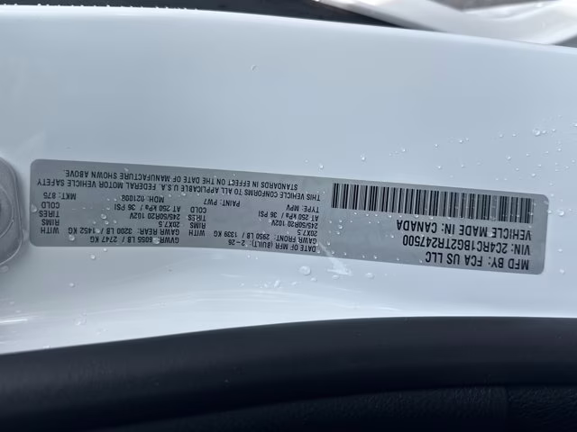2026 Bright White Clearcoat Chrysler Pacifica Select FWD Van