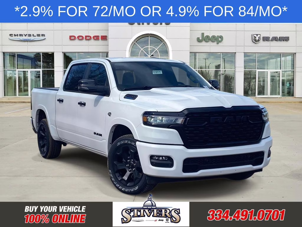 2026 Bright White Clearcoat Ram 1500 Big Horn/Lone Star 4X4 Truck