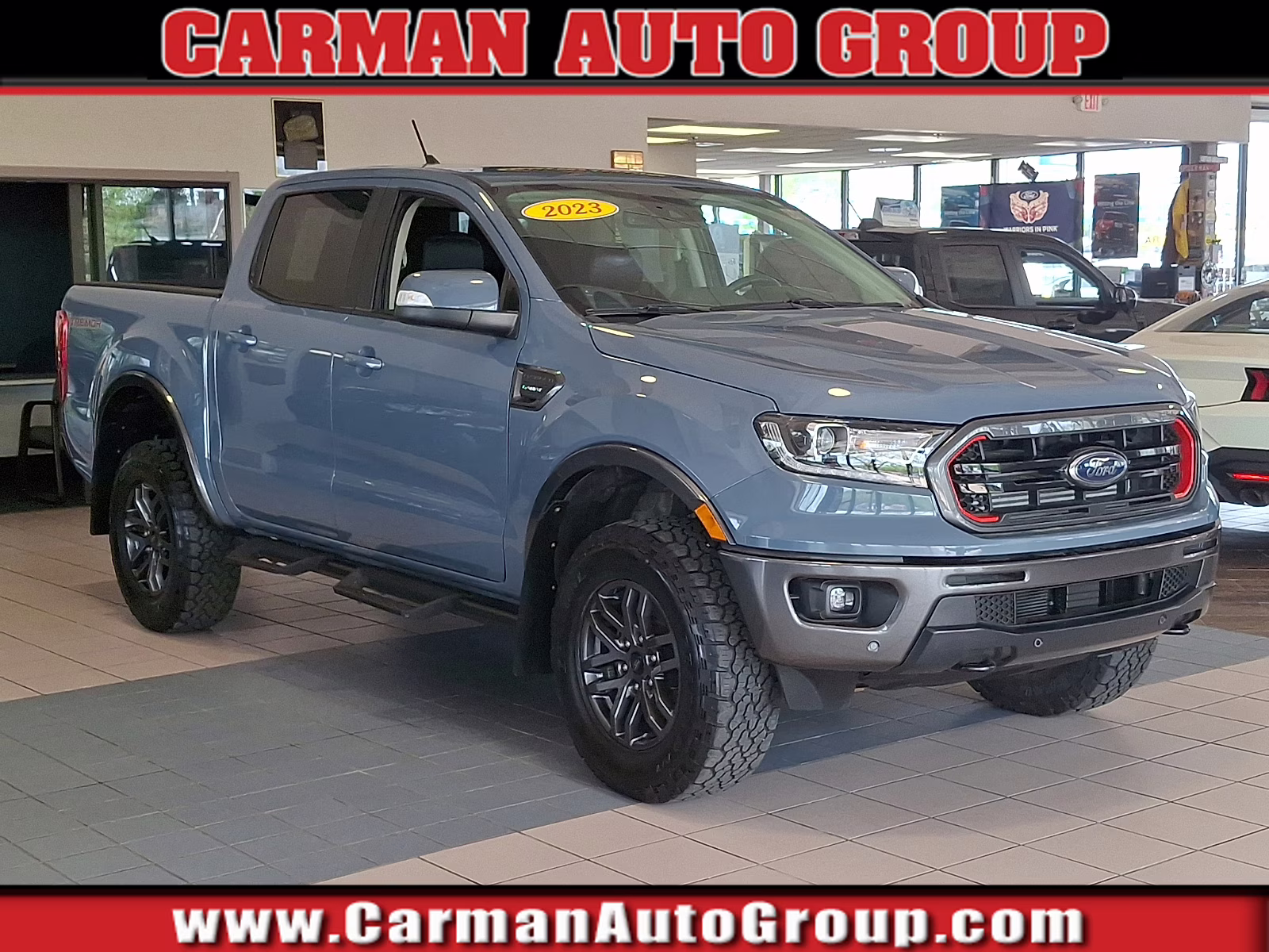 2023 Azure Gray Metallic Tri-Coat - G4 Ford Ranger LARIAT 4X4