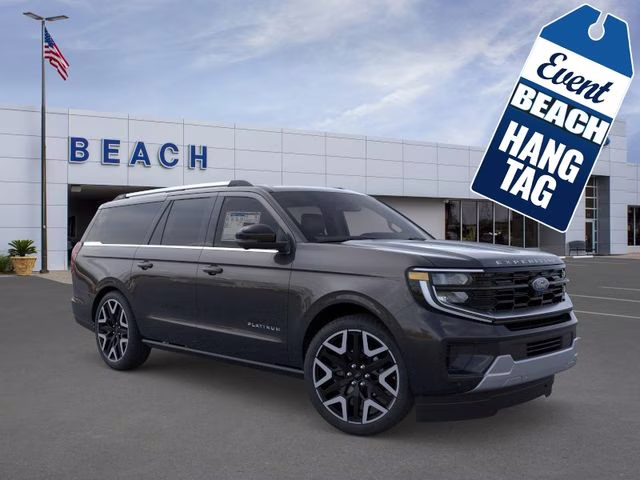 2026 Agate Black Metallic Ford Expedition Max Platinum 4X4 SUV