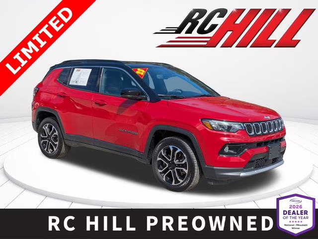2023 Redline Pearlcoat Jeep Compass Limited 4X4 SUV