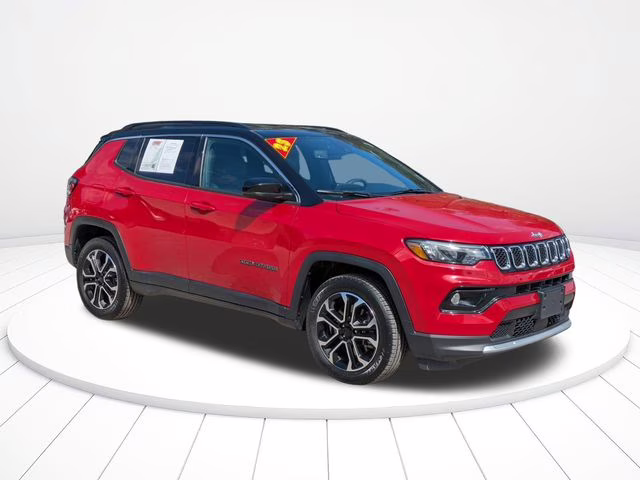 2023 Redline Pearlcoat Jeep Compass Limited 4X4 SUV