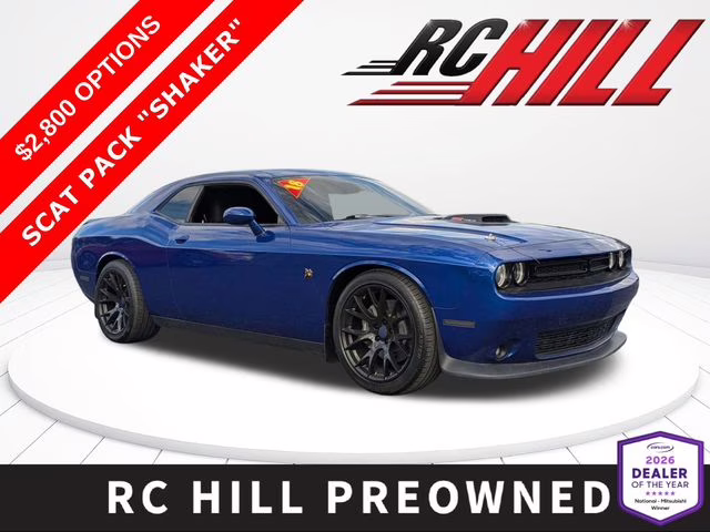2018 Indigo Blue Dodge Challenger R/T RWD Coupe