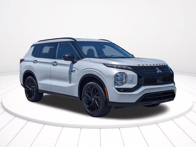 2025 White Diamond Mitsubishi Outlander PHEV SEL Black Edition AWD SUV