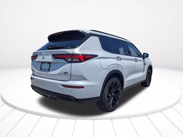 2025 White Diamond Mitsubishi Outlander PHEV SEL Black Edition AWD SUV