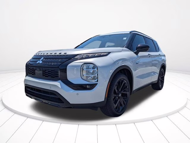 2025 White Diamond Mitsubishi Outlander PHEV SEL Black Edition AWD SUV