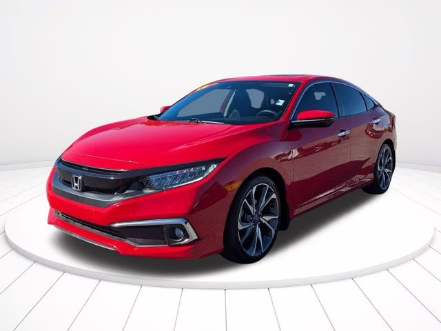 2019 Rallye Red Honda Civic Touring FWD Sedan