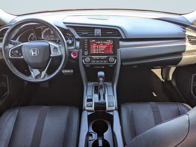 2019 Red Honda Civic Touring FWD Sedan