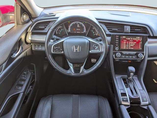 2019 Red Honda Civic Touring FWD Sedan