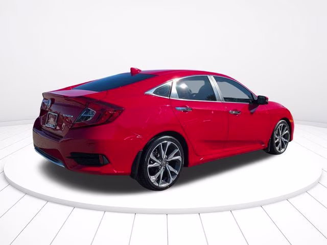 2019 Red Honda Civic Touring FWD Sedan