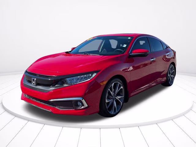 2019 Red Honda Civic Touring FWD Sedan