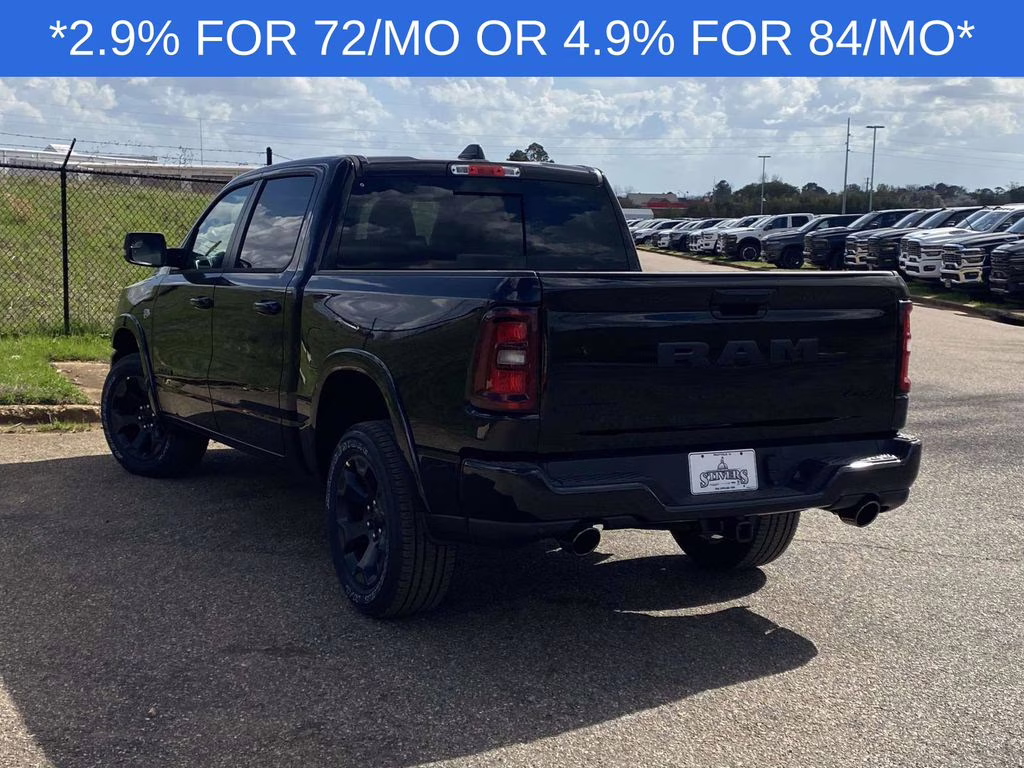 2026 Diamond Black Crystal Pearlcoat Ram 1500 Big Horn/Lone Star 4X4 Truck