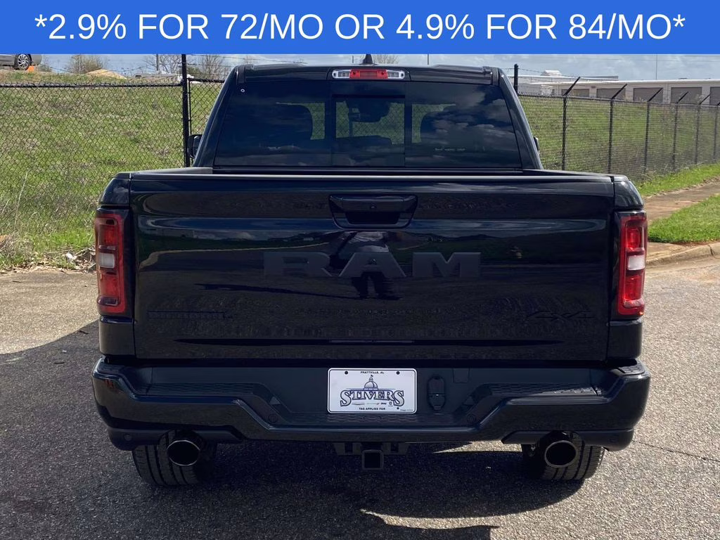 2026 Diamond Black Crystal Pearlcoat Ram 1500 Big Horn/Lone Star 4X4 Truck