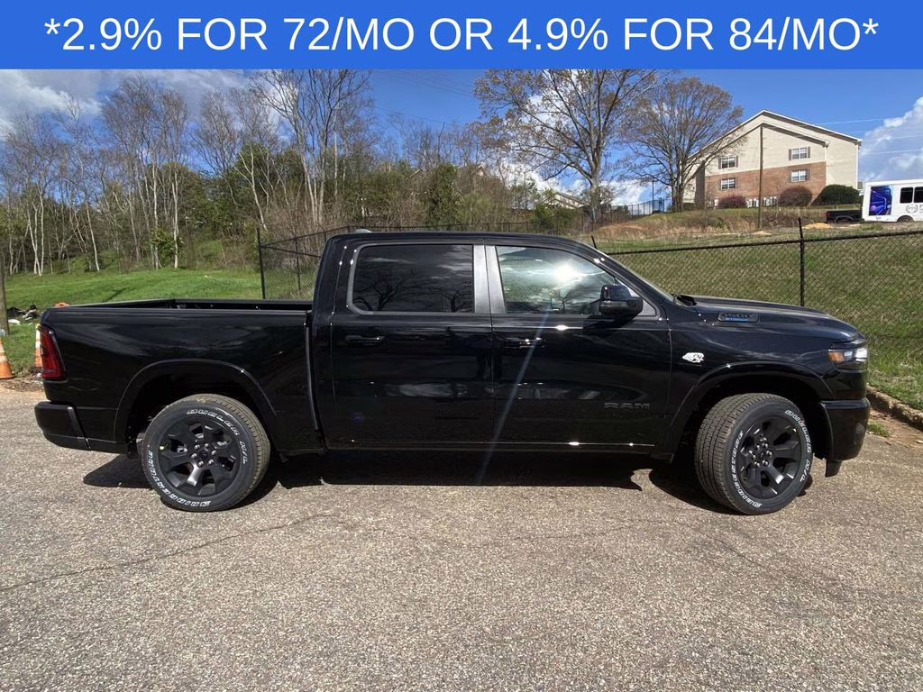 2026 Diamond Black Crystal Pearlcoat Ram 1500 Big Horn/Lone Star 4X4 Truck