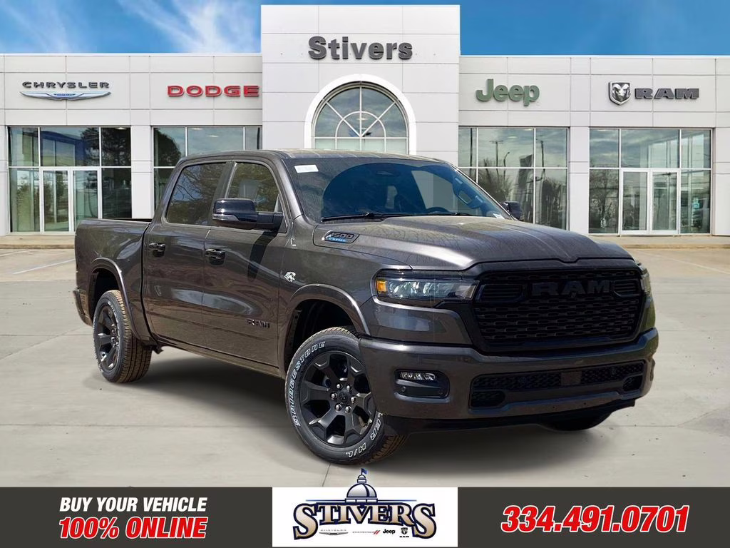 2026 Granite Crystal Metallic Clearcoat Ram 1500 Big Horn/Lone Star 4X4 Truck