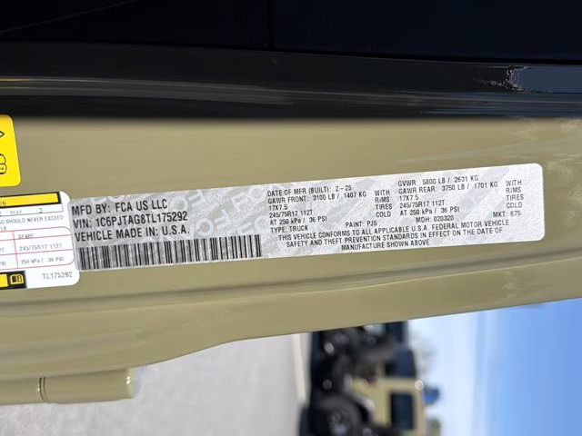 2026 41 Jeep Gladiator Sport 4X4 Truck