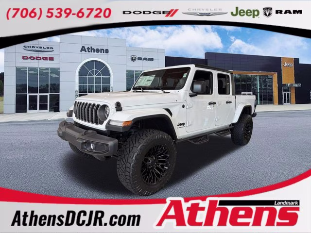 2026 Bright White Clearcoat Jeep Gladiator Sport S 4X4 Truck
