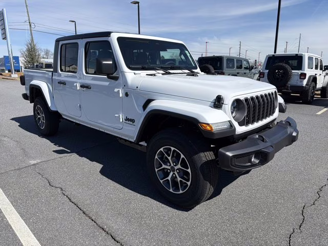 2026 Bright White Clearcoat Jeep Gladiator Sport S 4X4 Truck