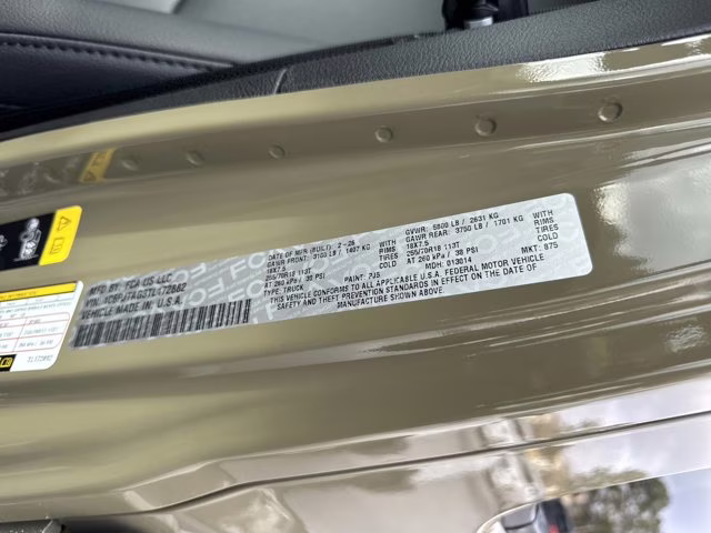 2026 41 Jeep Gladiator Sahara 4X4 Truck