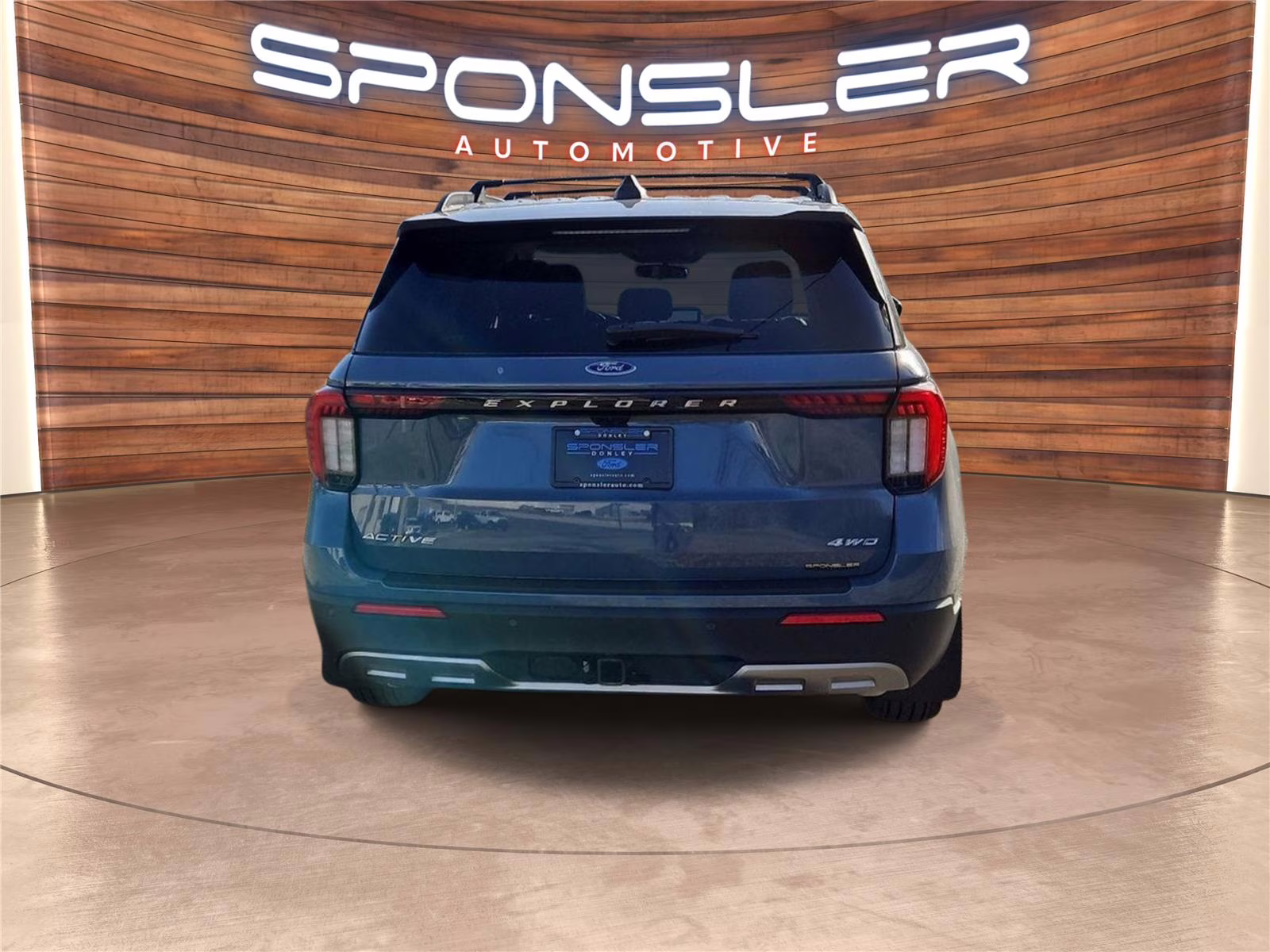 2026 Vapor Blue Metallic Ford Explorer Active 4X4 SUV