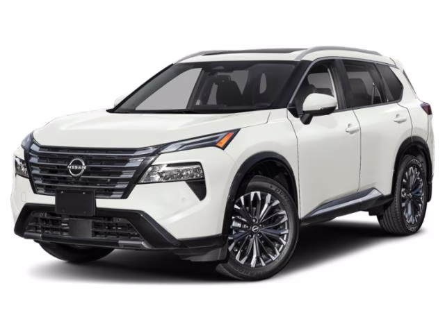 2026 Everest White Pearl Tricoat Nissan Rogue Platinum AWD SUV