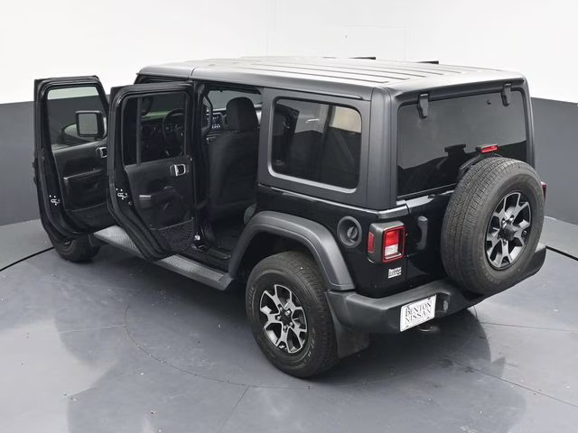 2020 Black Clearcoat Jeep Wrangler Unlimited Sport S 4X4 SUV