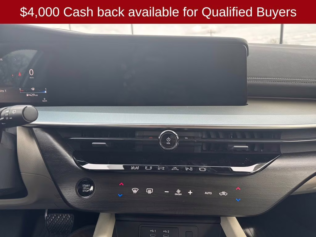 2026 Everest White Pearl Tricoat Nissan Murano SL AWD SUV