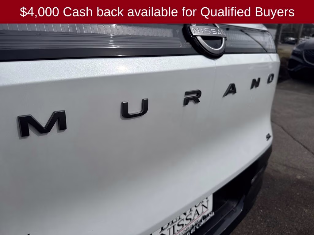 2026 Everest White Pearl Tricoat Nissan Murano SL AWD SUV