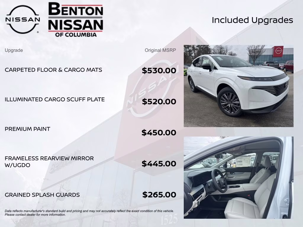 2026 Everest White Pearl Tricoat Nissan Murano SL AWD SUV