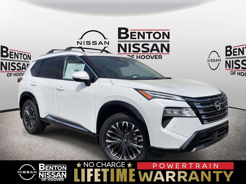 2026 Everest White Pearl Tricoat Nissan Rogue Platinum AWD SUV