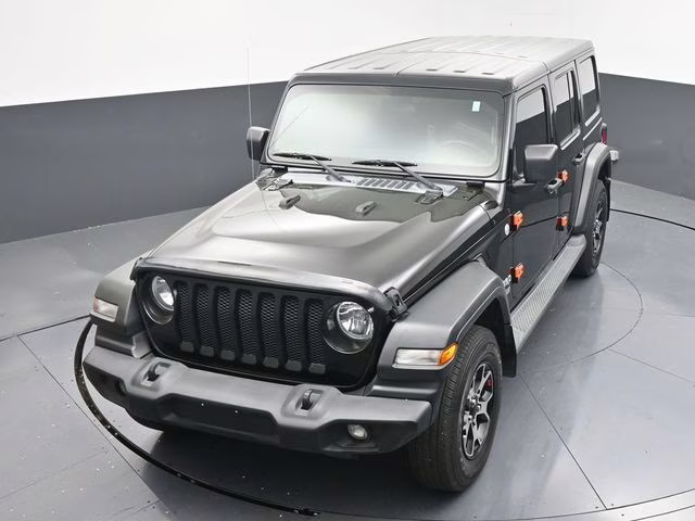 2020 Black Clearcoat Jeep Wrangler Unlimited Sport S 4X4 SUV