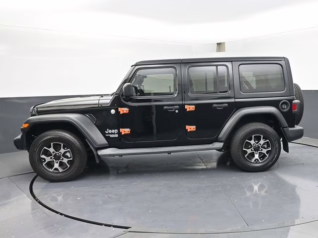 2020 Black Clearcoat Jeep Wrangler Unlimited Sport S 4X4 SUV