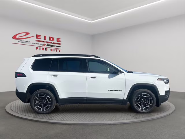 2026 Bright White Clearcoat Jeep Cherokee Limited 4X4 SUV