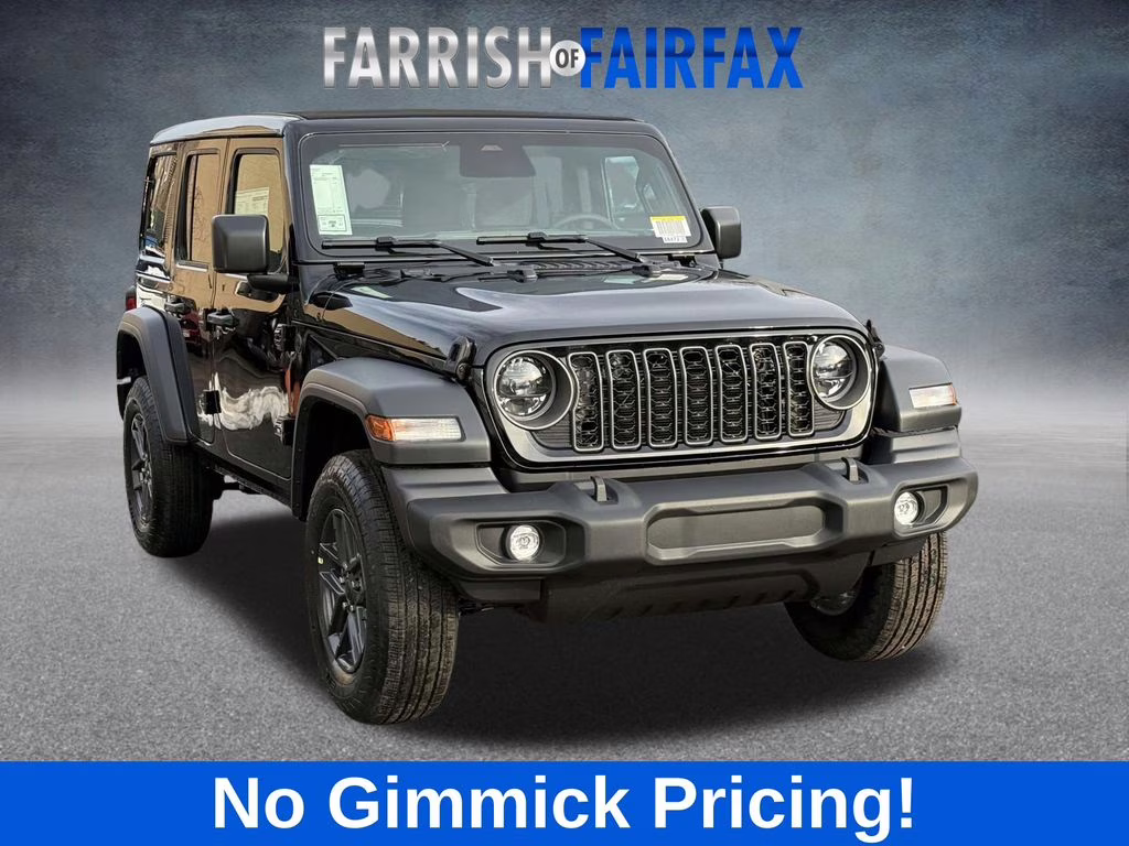 2026 Black Clearcoat Jeep Wrangler Sport S 4X4 SUV